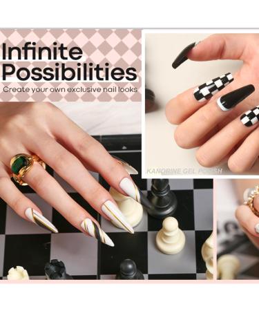 KANORINE Gel Polish 15ml dark purple Color Coat Soak Off long lasting Gel Polish UV/LED Nail Art Manicure Salon DIY Gel Nail Design B3 - Buy Online on GoSupps.com