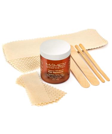 MOOM Organic Body Hair Removal for Men - Natural Sugar Wax with Aloe Vera & Chamomile - Buy Online on GoSupps.com