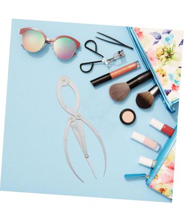 Healvian Eyebrow Drawing Tool Makeup Ruler Eyebrow Shaper Tool Eyebrow Caliper Brow Mapping Ruler Silver - Buy Online on GoSupps.com