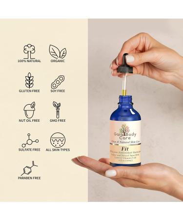 Gaia Body Care Organic Vitamin E Oil 75 000 IU - Best Moisturizer for Dry Skin Scars & Hair - 4 oz - Buy Online on GoSupps.com