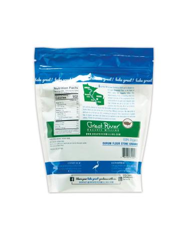 Great River Organic Milling Whole Grain Durum Flour - 8 lb, Stone Ground (4 pack) - Buy Online on GoSupps.com