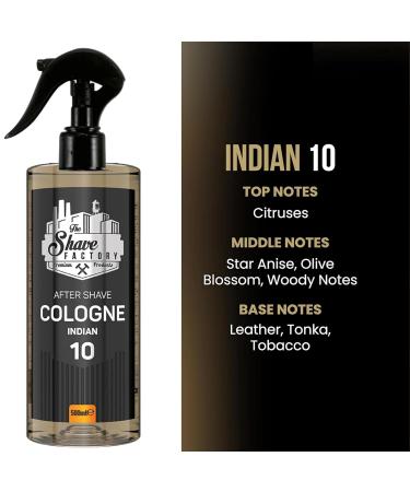 the shave factory Pump Spray After Shave Cologne - Aftershave Cologne Aftershave For Men (10 Indian) - Buy Online on GoSupps.com