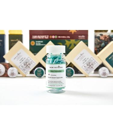 Aloe Vera Face Oil - 100% Pure Nourishing Capsules for Skin Repair & Moisturization | 90 Biodegradable Capsules - Buy Online on GoSupps.com