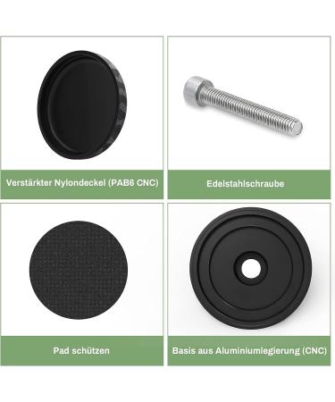 EFEALL Anti-Theft AirTag Bike Mount - Hidden Airtag Holder for Headset Tube 31.8mm - Carbon Pattern, 1 Pack - Buy Online on GoSupps.com