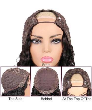 Wigs U Part Wig Kinky Curly Wigs for Black Women 10-26 inch Human Hair U Shape Clip in Wigs Curly U Part Remy Human Hair Extension Hair Extensions (Size : 10inches) - Buy Online on GoSupps.com