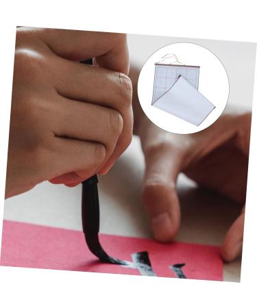 SEWOART Brush Calligraphy Practice Home Accessories Writing Water Cloth Calligraphy Supplies Daily Use Silver 75.00X38.00X0.10CM - Buy Online on GoSupps.com