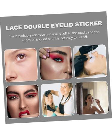 POPETPOP Makeup Gadgets 50 Sheet Lace Double Eyelid Sticker Makeup Accessories Tape Invisible Eye Sticker Hooded Eye Patch - Buy Online on GoSupps.com