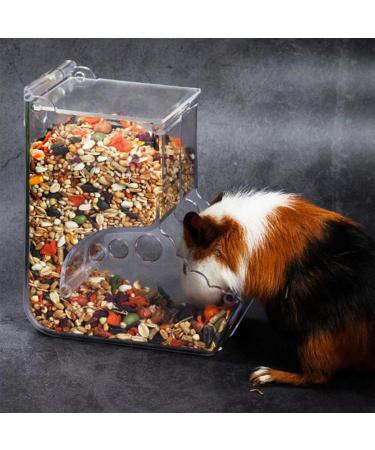 Hamsters Feeder Small Animals Automatic Dispenser Gravity Auto Dispensers Pet Pellets Food Storage Bowl - Dwarf Hamster Gerbils Mice Hedgehog Guinea Pig and Other Small Animal Ideal Feeding Station - Buy Online on GoSupps.com