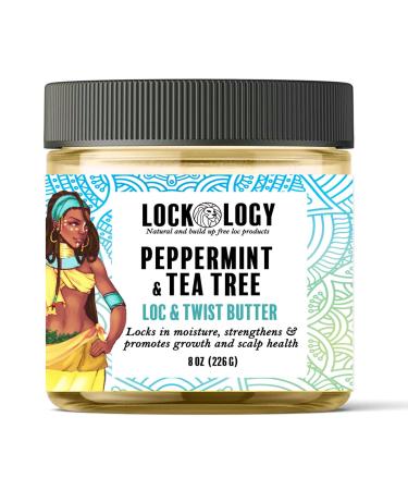 Loc Retwist Butter & Dread Wax Loc Butter For Growth - Peppermint Tea Tree All Natural & NO Build Up Loc Retwists Products by Lockology