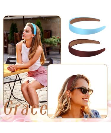 Janinka 36 Pcs Satin Headbands - Colorful DIY Hair Accessories for Women and Girls - Buy Online on GoSupps.com