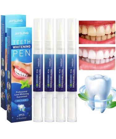 4 PCS Teeth Whitening Pen Effective Whitening Tartar Stain Remover for Teeth Brighten Your Smile with Tooth Whitening Gel Pens