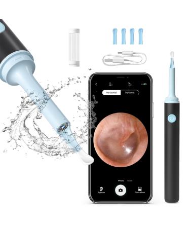 Wifi Intelligent Visual Earpick Mini Camera Endoscope Mobile Lens Ear Cleaning Tool for All Cell Phone (Black)