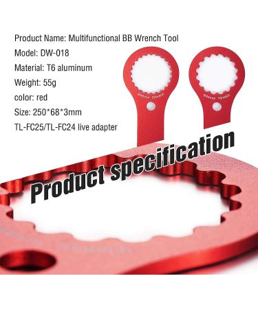 Baluoqi Bicycle BB Wrench - Multifunctional Bottom Bracket Spanner for Mountain and Road Bikes - BAFANG Motor Repair Tool - Buy Online on GoSupps.com