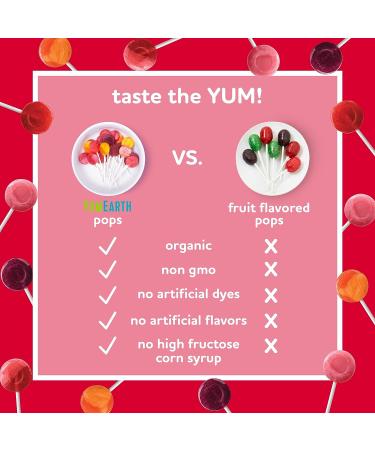 YumEarth Organic Lollipops - 50 Count Variety Pack | All-Natural Candy - Buy Online on GoSupps.com