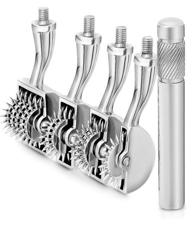 Buy Stainless Steel Premium Pinwheel Multi Set - 1 2 3 5 Rollers Nerve Wheel Needle Roller - International Shipping Available - Buy Online on GoSupps.com