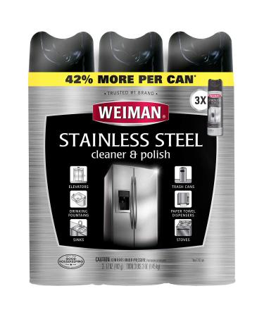 Weiman Weiman Stainless Steel Cleaner & Polish (17oz. 3pk.) Net Wt 51 Oz 51 Ounce