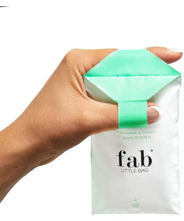 Fab Little Bag Sixer Plus Pack - 125 Sanitary Disposal Bags for Out and About | Eco-Friendly Refill Pack | 125 Count - Buy Online on GoSupps.com