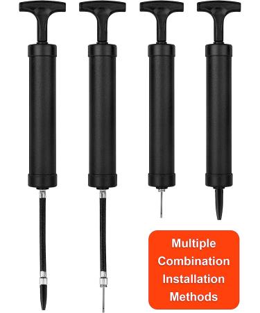 10 Portable Ball Pump Kit with Needles, Nozzle & Extension Hose - Ideal for Soccer, Basketball, Volleyball, Rugby & More - Buy Online on GoSupps.com