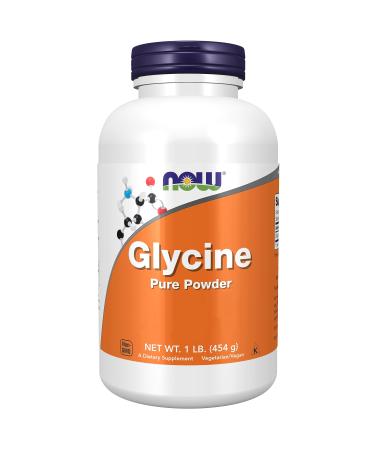 Now Foods Glycine 100% Vegan Powder 454 g Lab Tested Amino Acid Gluten Free Soy Free Vegetarian