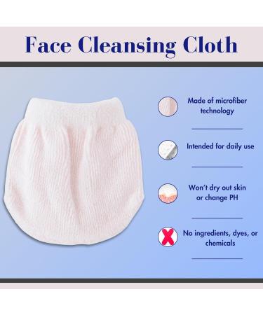 MicrodermaMitt Reusable Microfiber Makeup Remover Mitt - Effortlessly Erase Makeup Waterproof Mascara & Foundation with Just Water | Eco-Friendly & Dye-Free - Buy Online on GoSupps.com