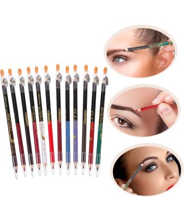 DRESSOOS 24 Pcs Lip Liner Eyeliner Eyebrow Pencil Makeup Accessory Eyeliner Pen Lip Pencil Makeup Pen Wooden - Buy Online on GoSupps.com