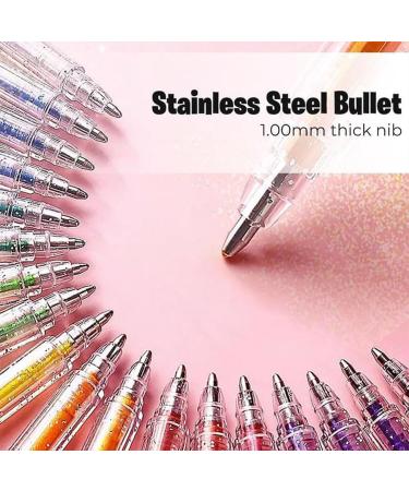 Strengthfully Glitter Gel Pen Set 1.0 Mm Strengthfully Gel Pen Markers Set Glitter Gel Pens for Adult Coloring Book with Case Multicolor Glitter Gel Pens for Writing 18pc - Buy Online on GoSupps.com