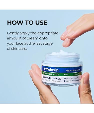 Aqua Ion Plasma Hydrating Gel Cream 50ml - Intense Moisture for All Skin Types | International Shipping Available - Buy Online on GoSupps.com