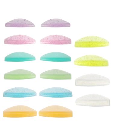 Lash Lift Silicone Pads Eyelash lifting shields Glue-free On Eyelid Eyelash Perm Rod Flat Lifting & Ultra Curl 2 Style For Daily Makeup Party or Dating Y brush Ribbon Cover Eye Patch Jelly Lami Roller