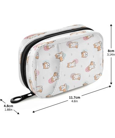 Buy Cute Shiba Inu Dog Pill Organiser - Portable 7 Day Medicine Box for Travel | Compact & Convenient - Buy Online on GoSupps.com