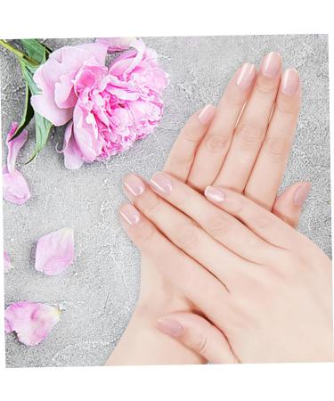 UV Gel Nail Stickers 20PCS Nail Wraps Semi Cured Gel Nails Strips with Manicure Tools Easy to Apply/Remove Polish Pops Gel Nail Strips for Women DIY color Nude Color - Buy Online on GoSupps.com