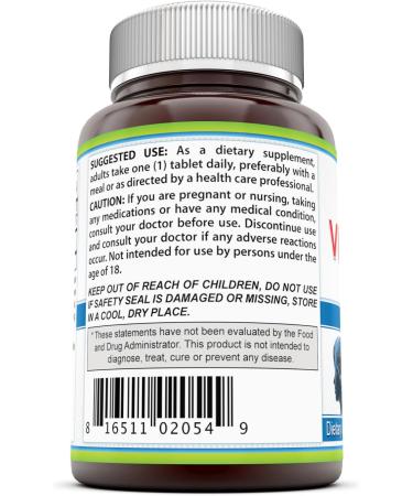 Pure Naturals Vitamin B6 Supplement | 100 Mg Per Serving | 100 Tablets | Non-GMO | Gluten-Free | Made in USA 100 count (Pack of 1) - Buy Online on GoSupps.com