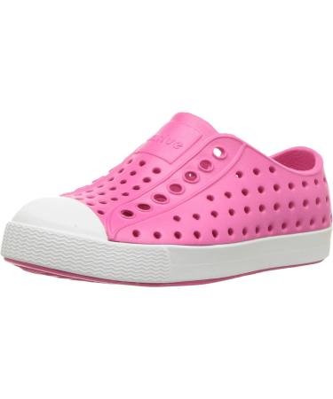 Native Shoes Unisex-Kids Jefferson Child Water Shoe 18 EU Hollywood Pink Shell White
