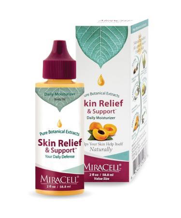 Miracell Skin Relief & Support Serum - Nourishing Oils: Apricot Coconut Sesame Jojoba Avocado Camellia Rosehip & Vitamin E - 2 oz | Buy Internationally - Buy Online on GoSupps.com