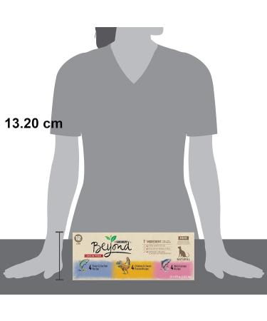 Beyond Grain Free Natural Wet Cat Food Pate Variety Pack 3 Flavours - 85 g Can (12 Pack) - Buy Online on GoSupps.com