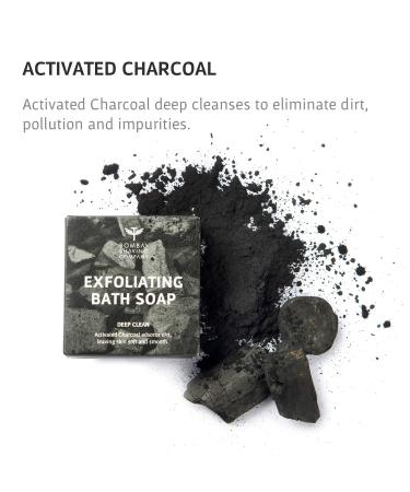 Buy Bombay Shaving Company Charcoal Deep Cleansing Bath Soap with Coffee Granules - Anti-Pollution Effect 100g | International Shipping Available - Buy Online on GoSupps.com