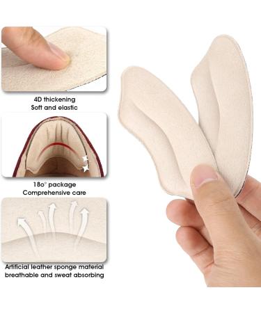 Shop Sibba 8-Piece Heel Handles for Women & Men - Self-Adhesive Shoe Pads for Comfort | Anti-Bubbles Shoe Filler Inserts in Black/Skin Color - Buy Online on GoSupps.com
