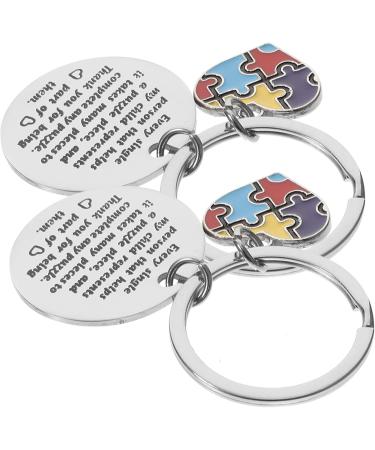 Toyvian 6 STK Key Pendants Keychain - Rustproof Steel Puzzle Jewelry Charm for Friendship & Awareness - Buy Online on GoSupps.com