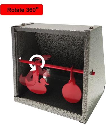 Atflbox BB Trap Target with 20pcs Paper Targets - Resetting Shooting Target for Airsoft, Pellet, and BB Guns - Buy Online on GoSupps.com