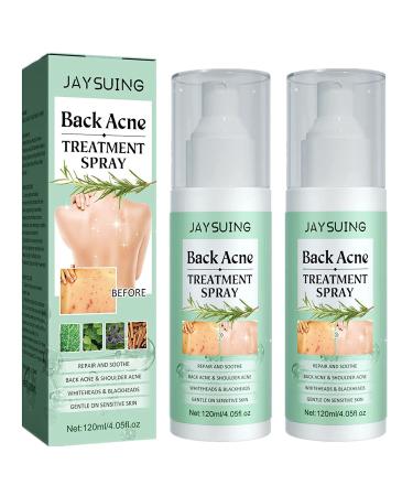 DICTAMNI Back Acne Treatment Spray - Herbaluxy Back Acne Spray  Acne Spray for Back and Body  Tea Tree Oil Back Acne Solution 2PCS