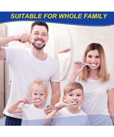 Patelai 100 Pcs Individually Wrapped Disposable Travel Toothbrushes - Soft Bristle - Ideal for Camping, Adults, Kids - Blue - Single Pack for Hotels and Guest Toiletries - Buy Online on GoSupps.com