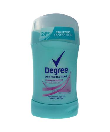 Degree Women Antiperspirant Deodorant Stick  Sheer Powder 1.6 oz