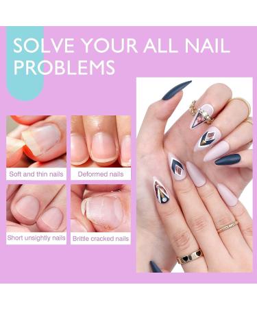 Saviland A4 Medium Almond Gel X Nail Kit with 240 Soft Gel Tips & UV Lamp - Nail Extensions Kit for Salon Quality Results at Home - Buy Online on GoSupps.com