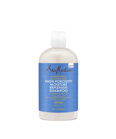 SheaMoisture High Porosity Moisture Replenish Shampoo for Curly and Coily Hair Sulfate-Free Hair Shampoo 13 oz