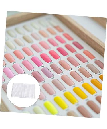  FRCOLOR FRCOLOR Color Card Nail Color Book Nail Polish Card Manicure Display Card White 216 - Buy Online on GoSupps.com
