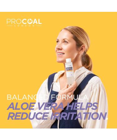 Glycolic Glow Toner with Vitamin C & Aloe Vera by Procoal - Pore Minimizer Brightening & Exfoliating Skin Toner for Face Glow Tonic for Face 100% Recyclable Packaging Vegan Made in UK - Buy Online on GoSupps.com