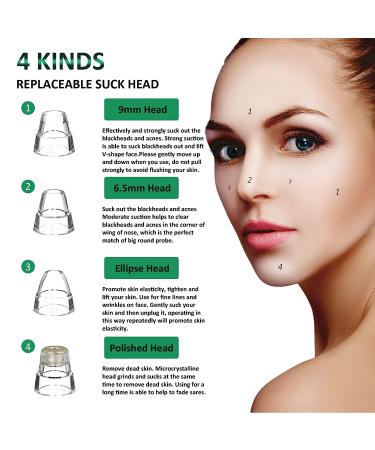 Blackhead Remover Pore Vacuum with Camera - Rechargeable Blackhead Suction Tool for Face and Nose - Skin Acne Pimple Cleaner for Men and Women - Buy Online on GoSupps.com