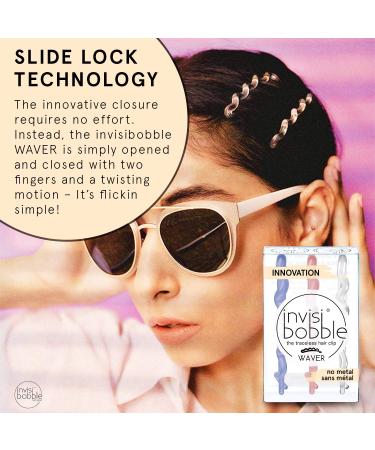 Invisibobble Waver Traceless Hair Clip - Lava You 3 Pack | Stylish & Comfortable Hair Accessories - Buy Online on GoSupps.com