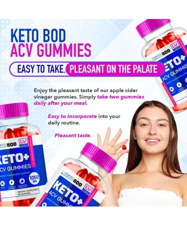 Keto BOD ACV Gummies - 60 Gummies for 1 Month | Premium Keto Body Support Weight Loss & Appetite Control - Buy Online on GoSupps.com