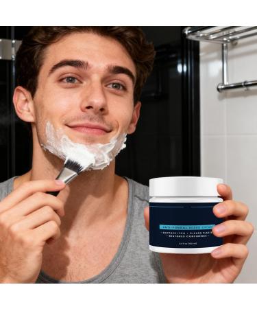 Beard Moisturizing Cream | Organic Cream 100ml Beard Butter - Facial Moisturizer Shaving Care Hairdresser's Care - Buy Online on GoSupps.com