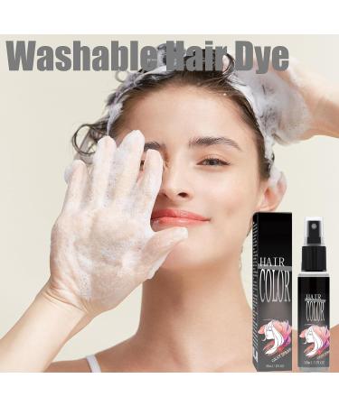 Temporary Hair Dye Hair Colour Liquid Gray Color Instant Hair Dye for Christmas Halloween Birthdays Party Cosplay Christmas - Buy Online on GoSupps.com